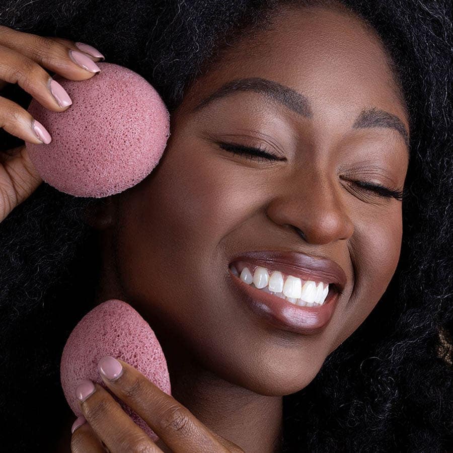 Konjac Schwamm Set - Red Clay