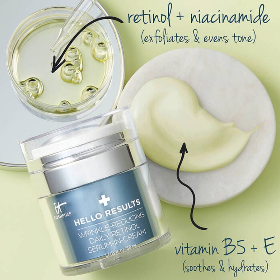 Hello Results Wrinkle Reducing Daily Retinol Serum-in-Cream