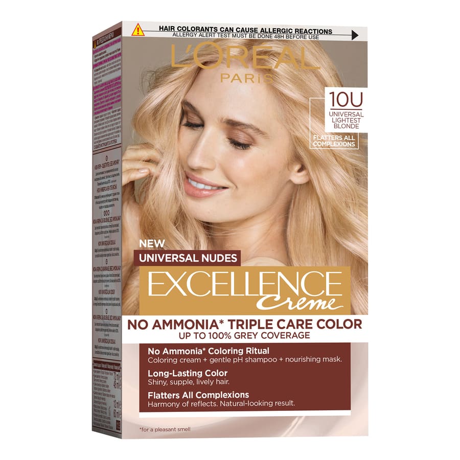 Vopsea de par permanenta fara amoniac Excellence Universal Nudes