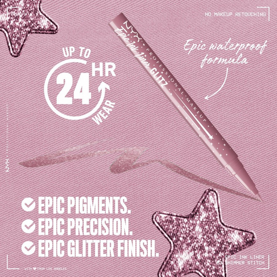 Epic Ink Waterproof Liquid Eyeliner Glitz