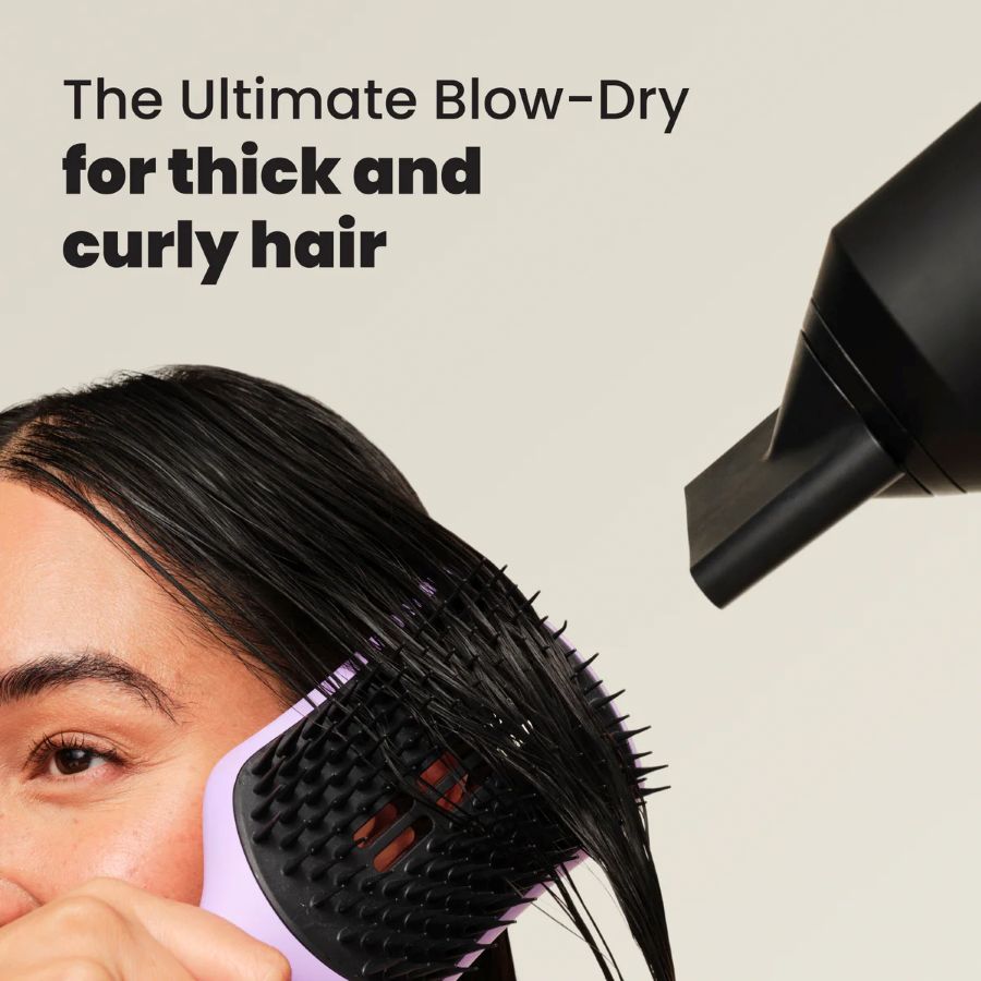 Large Hair Brush Lilac Cloud