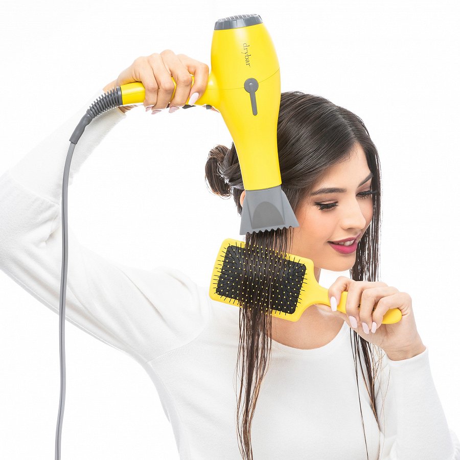 Lemon Bar Paddle Detangling and Smoothing Hair Brush