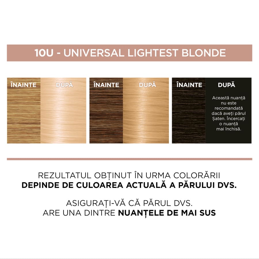 Vopsea de par permanenta fara amoniac Excellence Universal Nudes