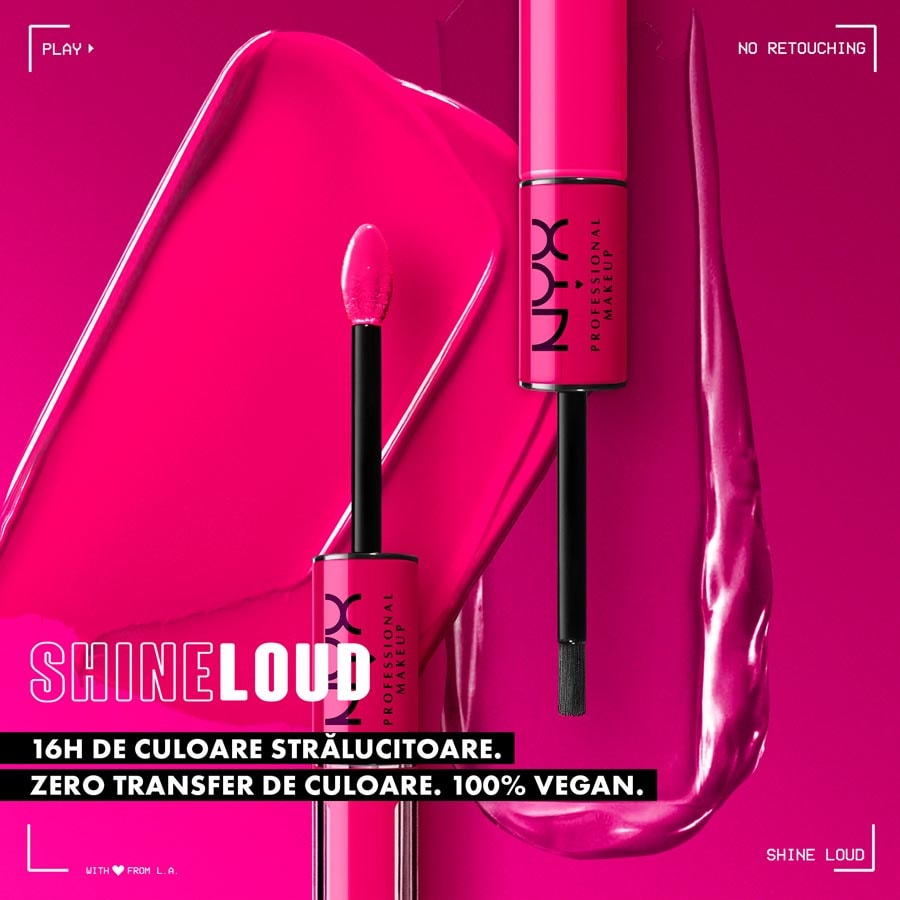 Shine Loud High Shine Lip Color