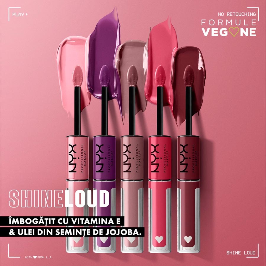 Shine Loud High Shine Lip Color