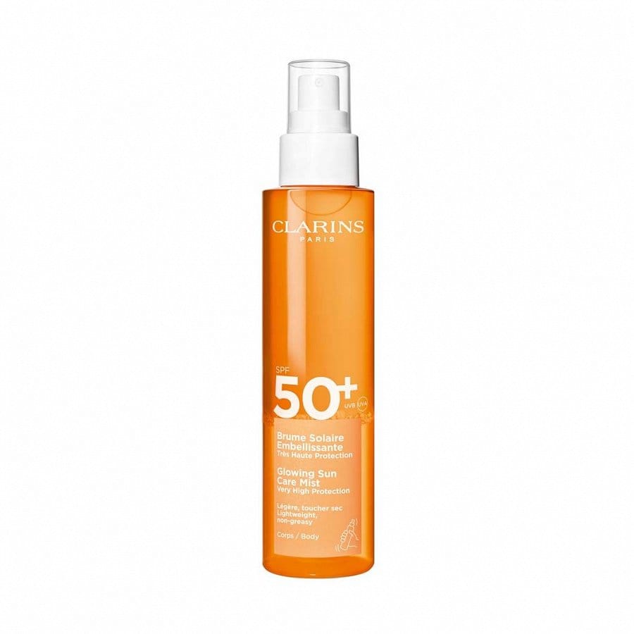 Clarins Sonnencreme Sun Care Brume Solaire Embellisante Corps SPF 50+
