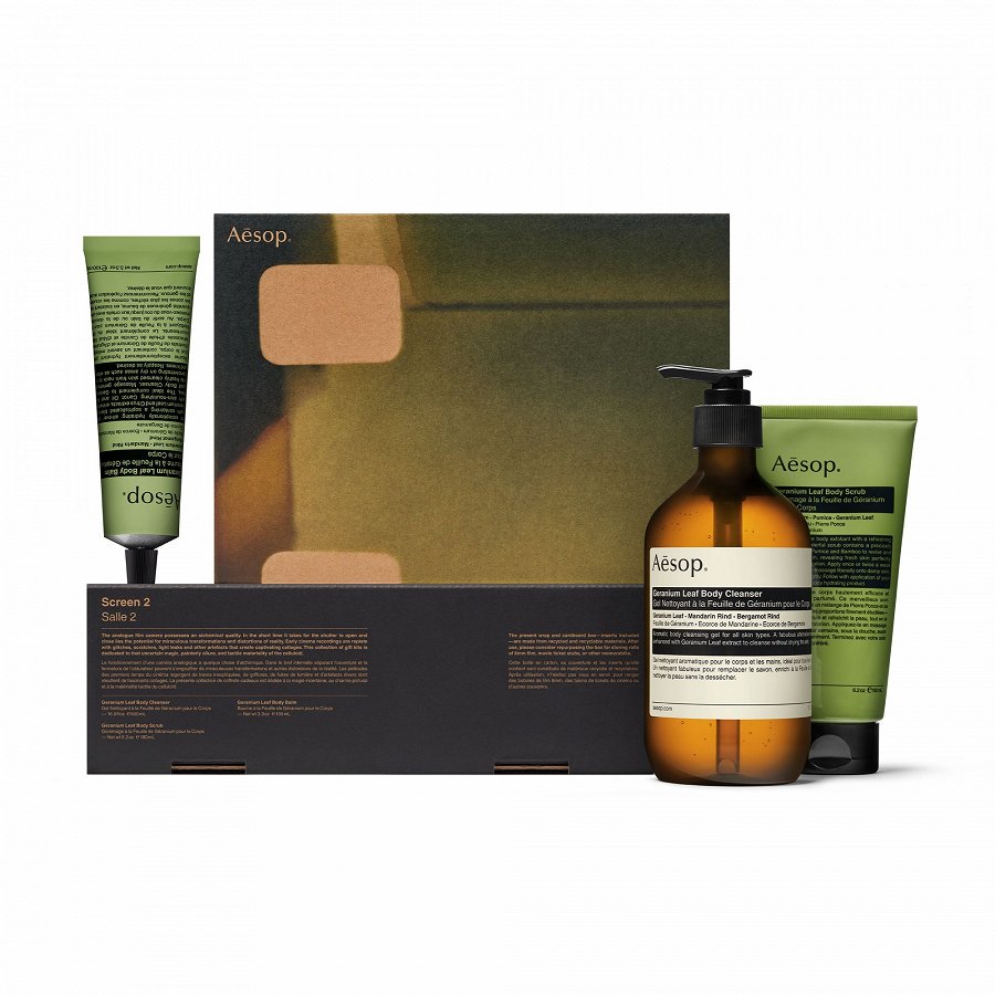 Geranium  Leaf Trio Gift Set