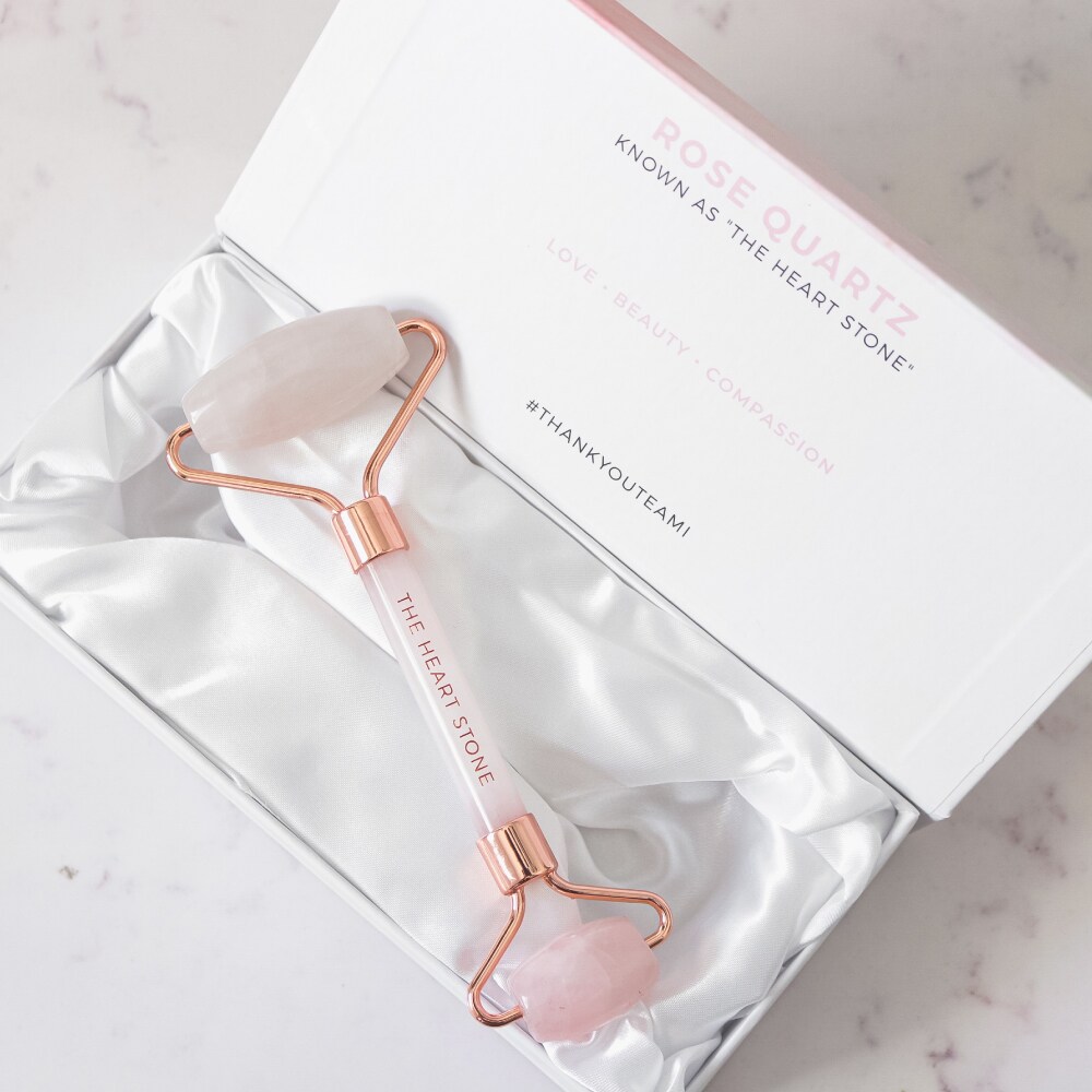 Rose Quartz Facial Roller