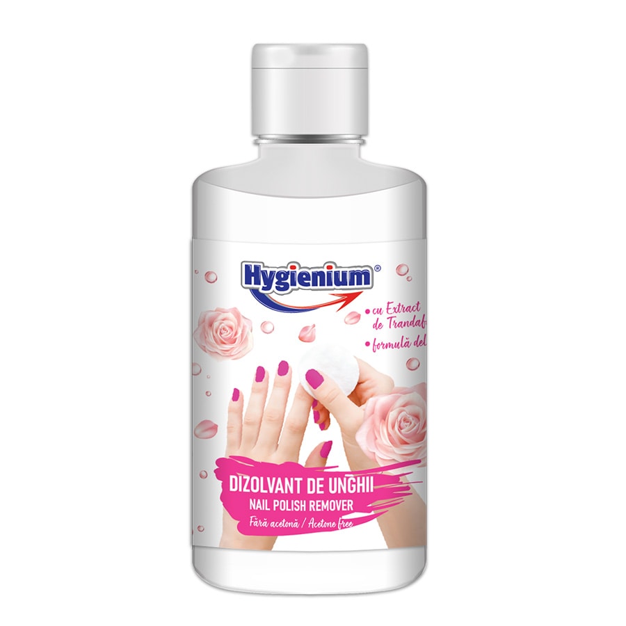 Nail Polish Remover Acetone Free With  Pink Rose Extract