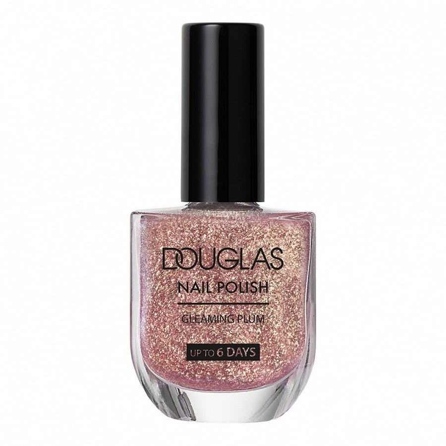 Nail Polish Glitter Gleaming Plum