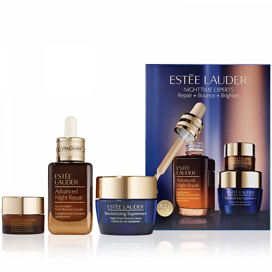 Nighttime Experts Skincare Repair + Bounce + Brighten Gift Set