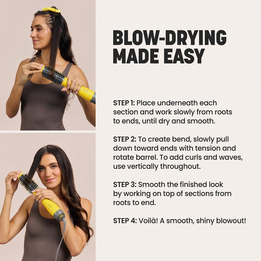 Half Shot Round Blow-Dryer Brush