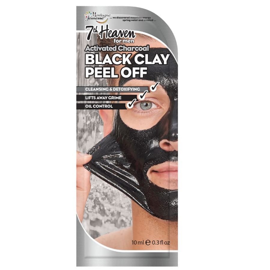 Charcoal Black Clay Peel Off Mask Men