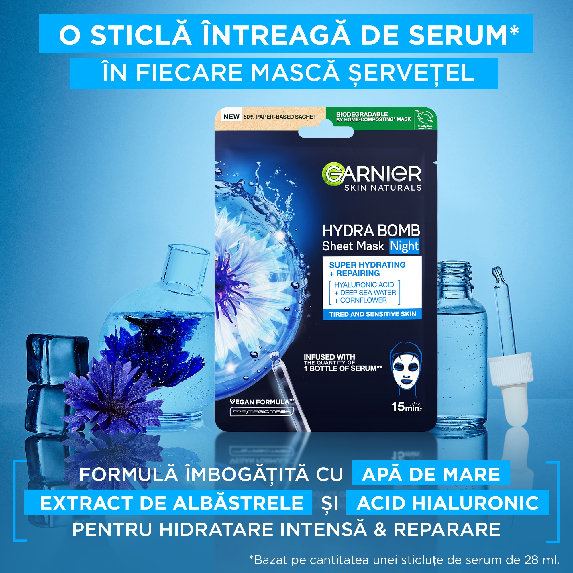 Hydra Bomb Sheet Mask Night