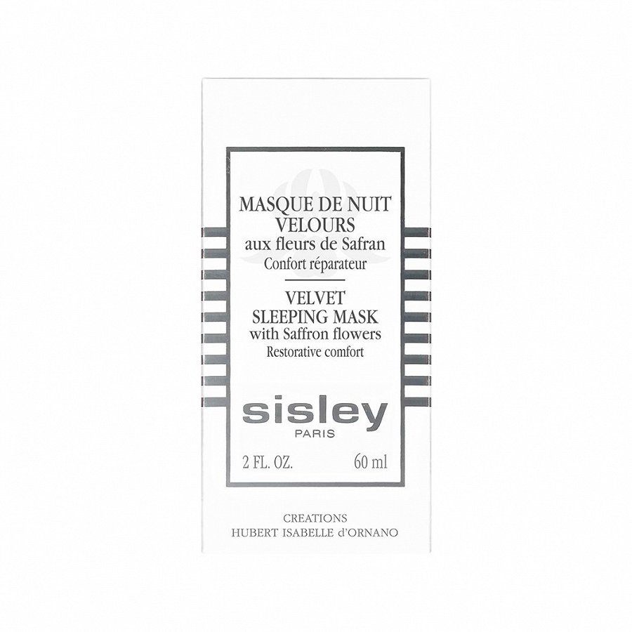 Velvet Sleeping Mask with Saffron Flowers