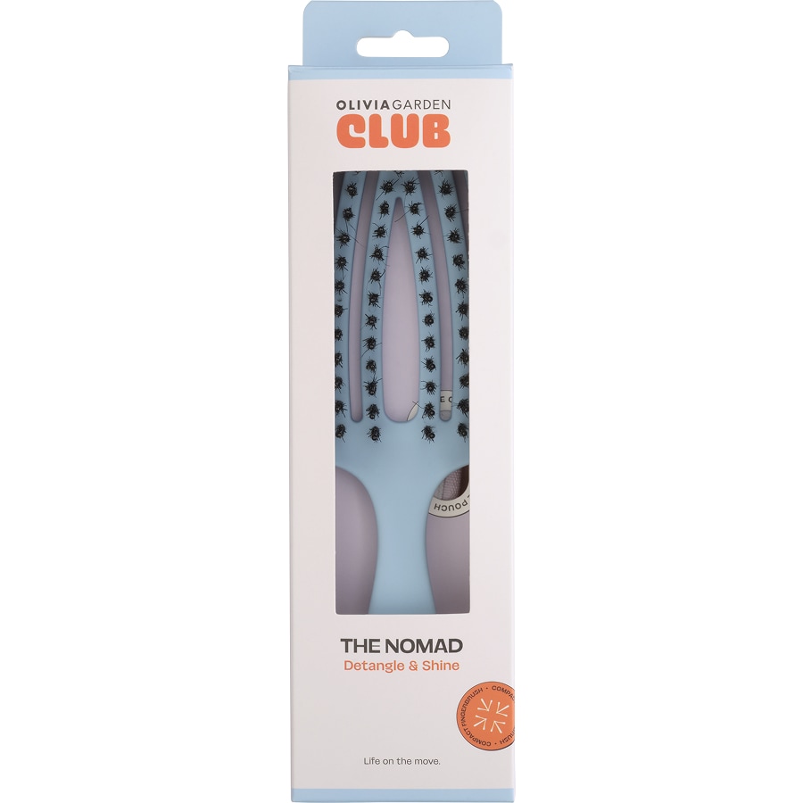 THE NOMAD - Detangling & Shine Fingerbrush​ Blue