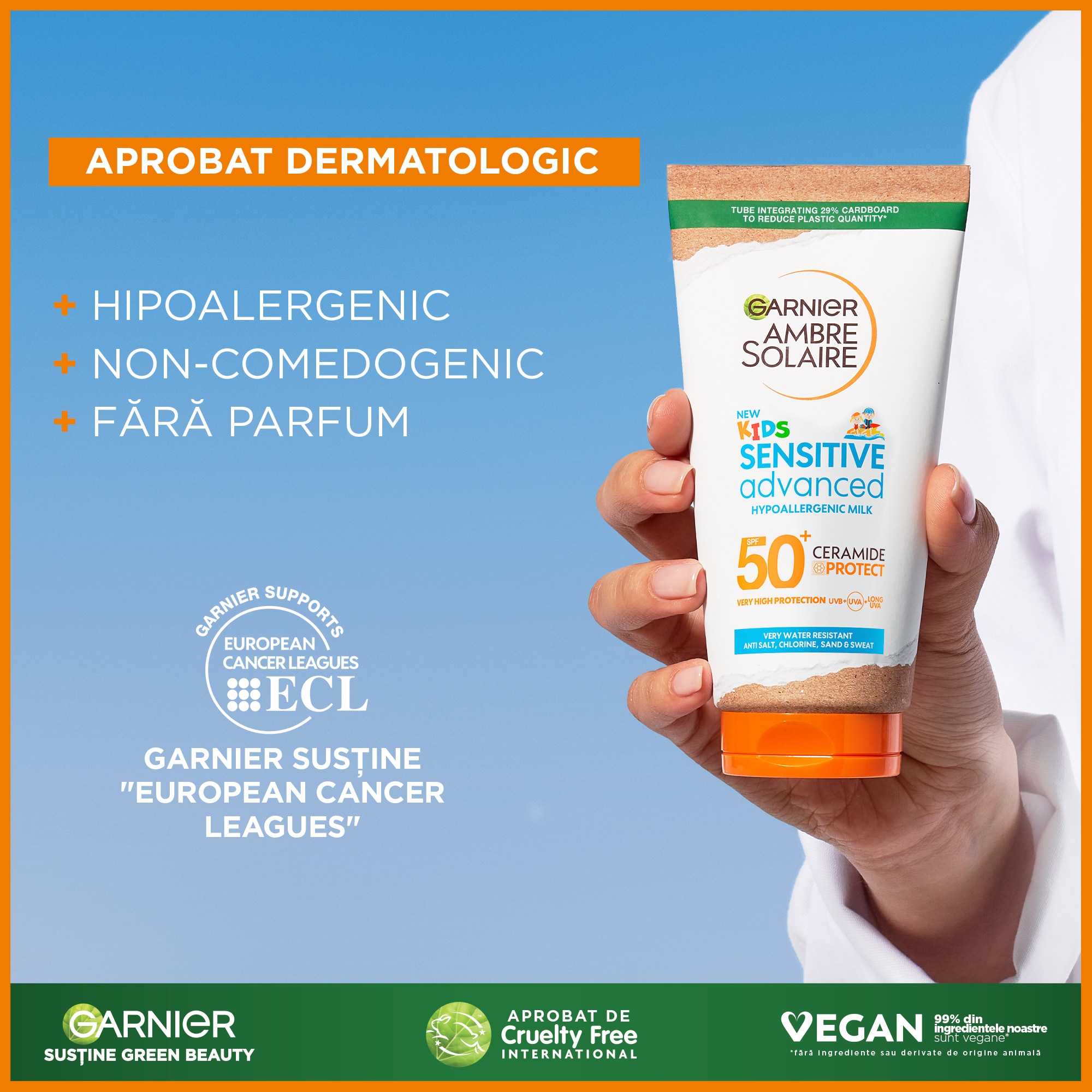 Ambre Solaire Sensitive Advanced SPF 50+ for Kids