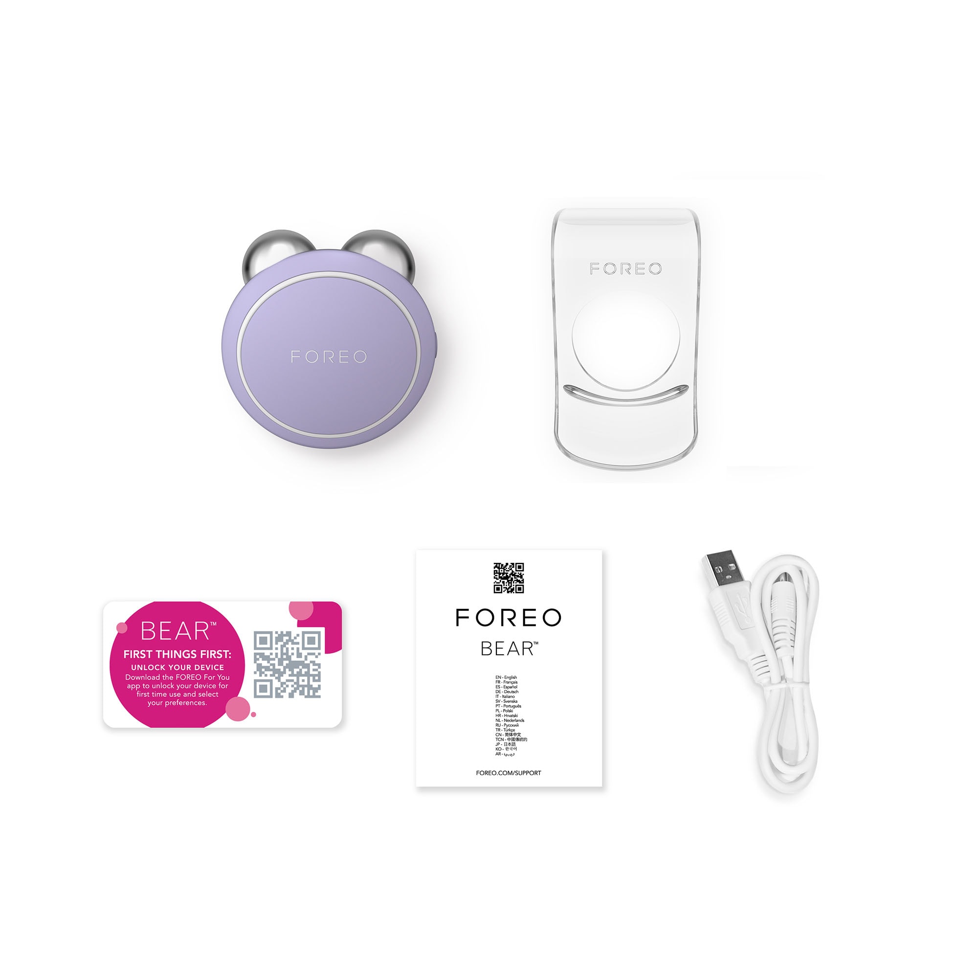 BEAR Mini Microcurrent Device Lavender