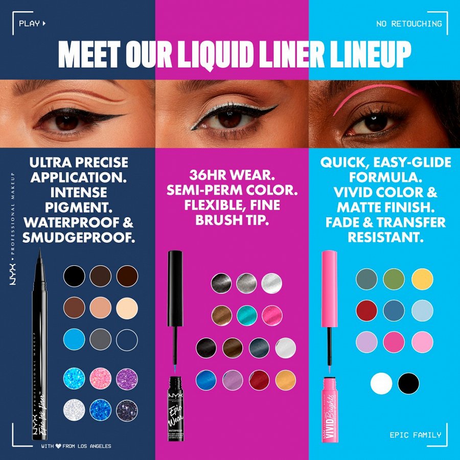 Epic Ink Waterproof Liquid Eyeliner Glitz