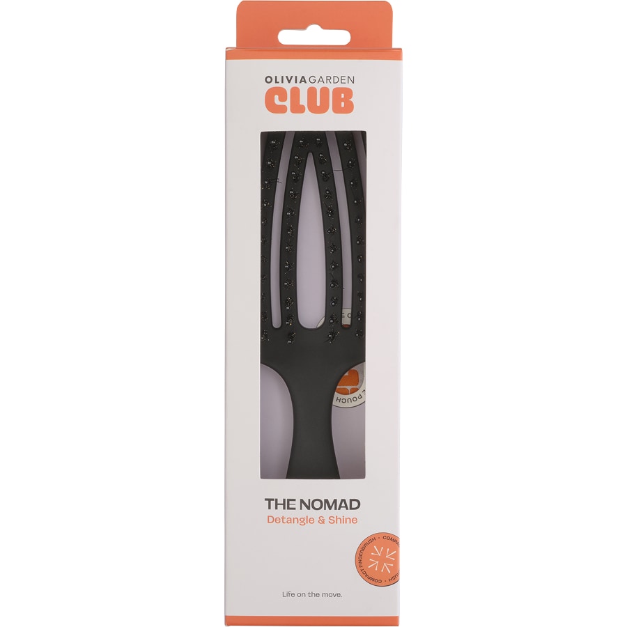 THE NOMAD - Detangling & Shine Fingerbrush​ Black