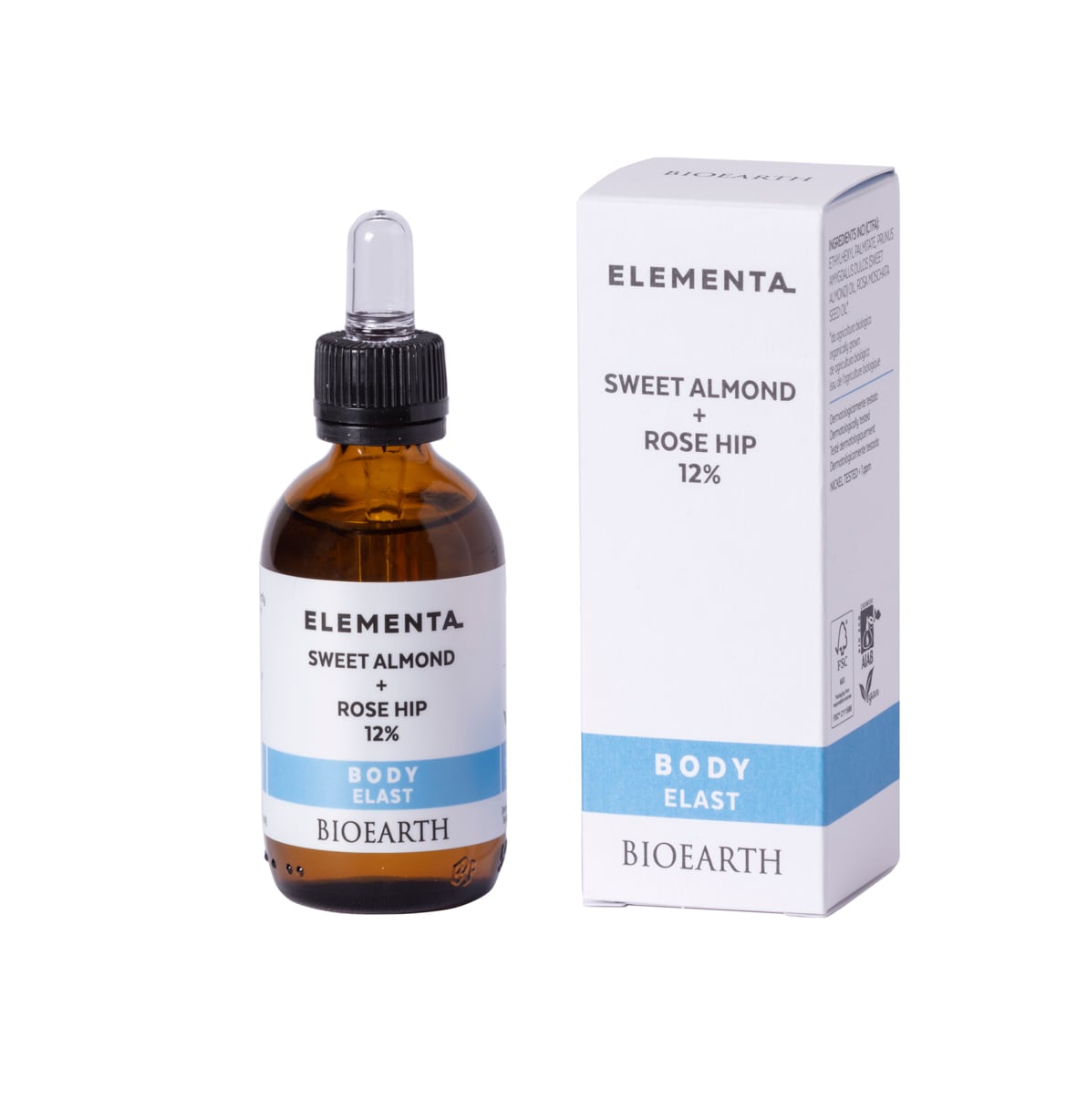 Sweet Almond + Rose Hip 12% Body Serum