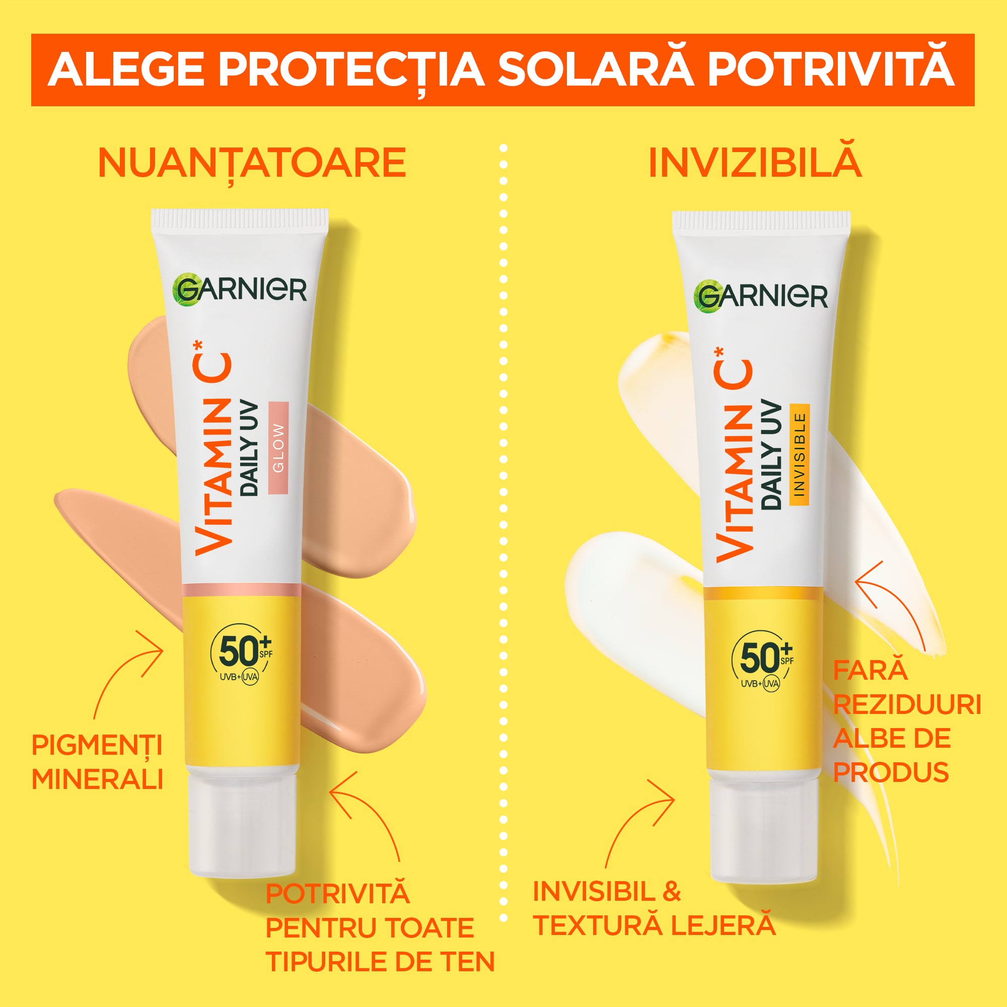 G Skin Nat Vitamin C Daily UV Brightening Fluid Invisible SPF 50+