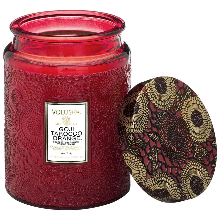 Candle Jar Goji Tarocco Orange