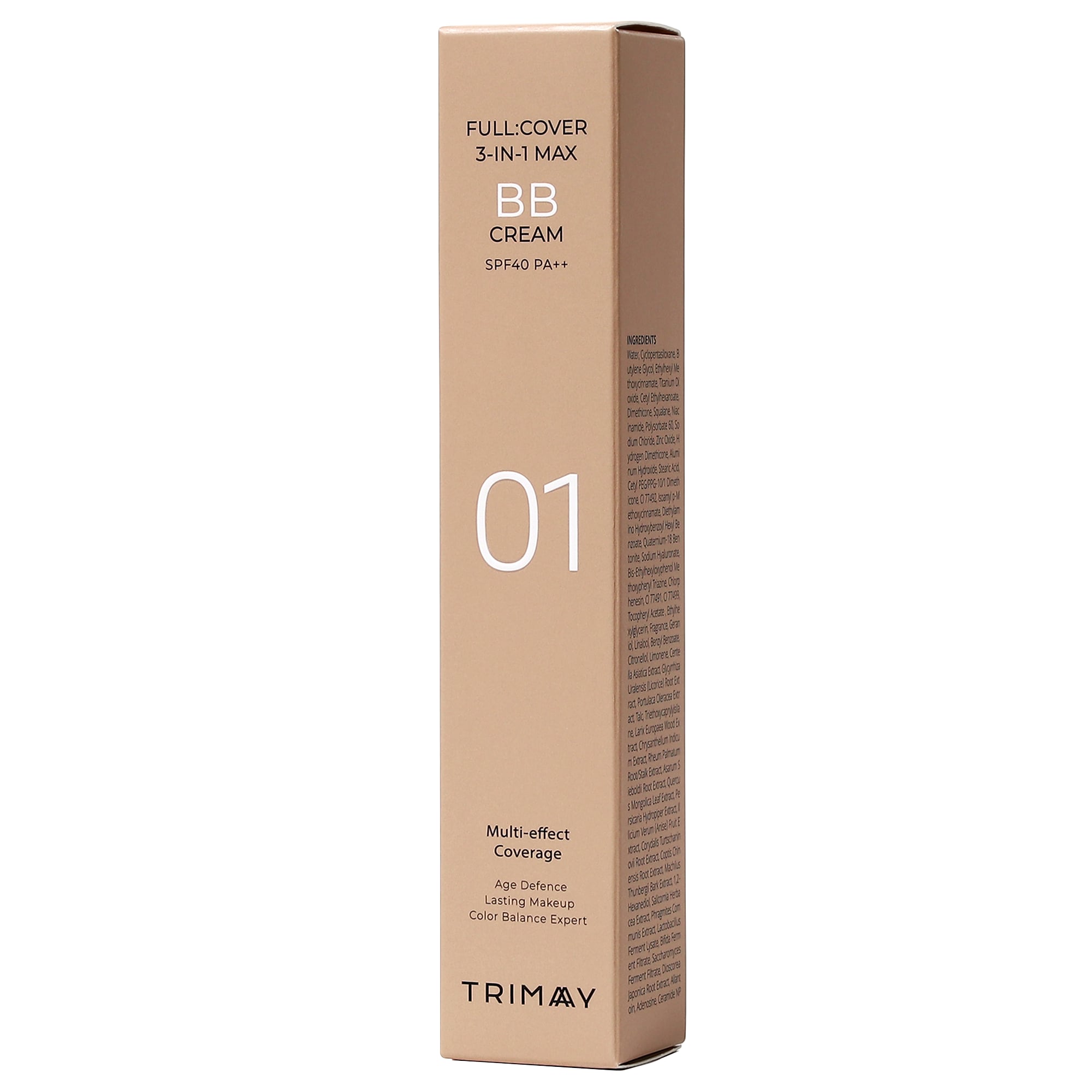 BB Cream SPF40 PA++ , 3-in-1 Max Full Cover
