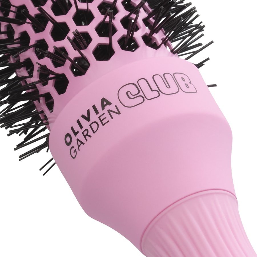 THE GLOW - Blowout Ceramic Round Brush ​Pink S