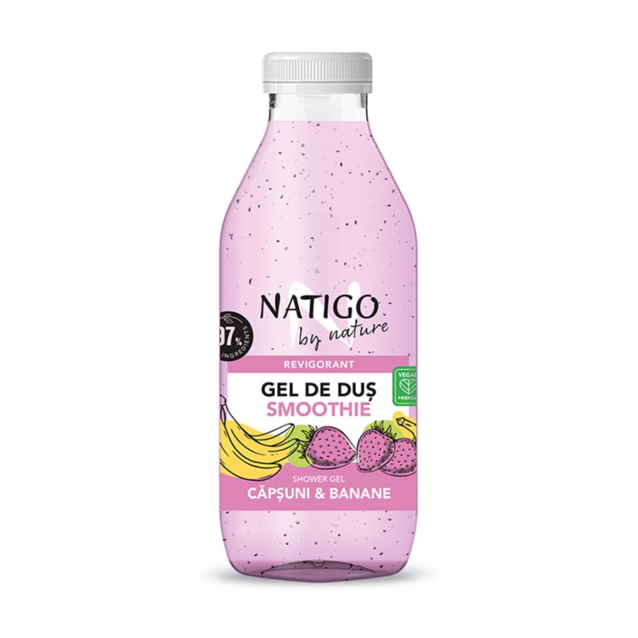 Smoothie Shower Gel  Strawberries and Bananas