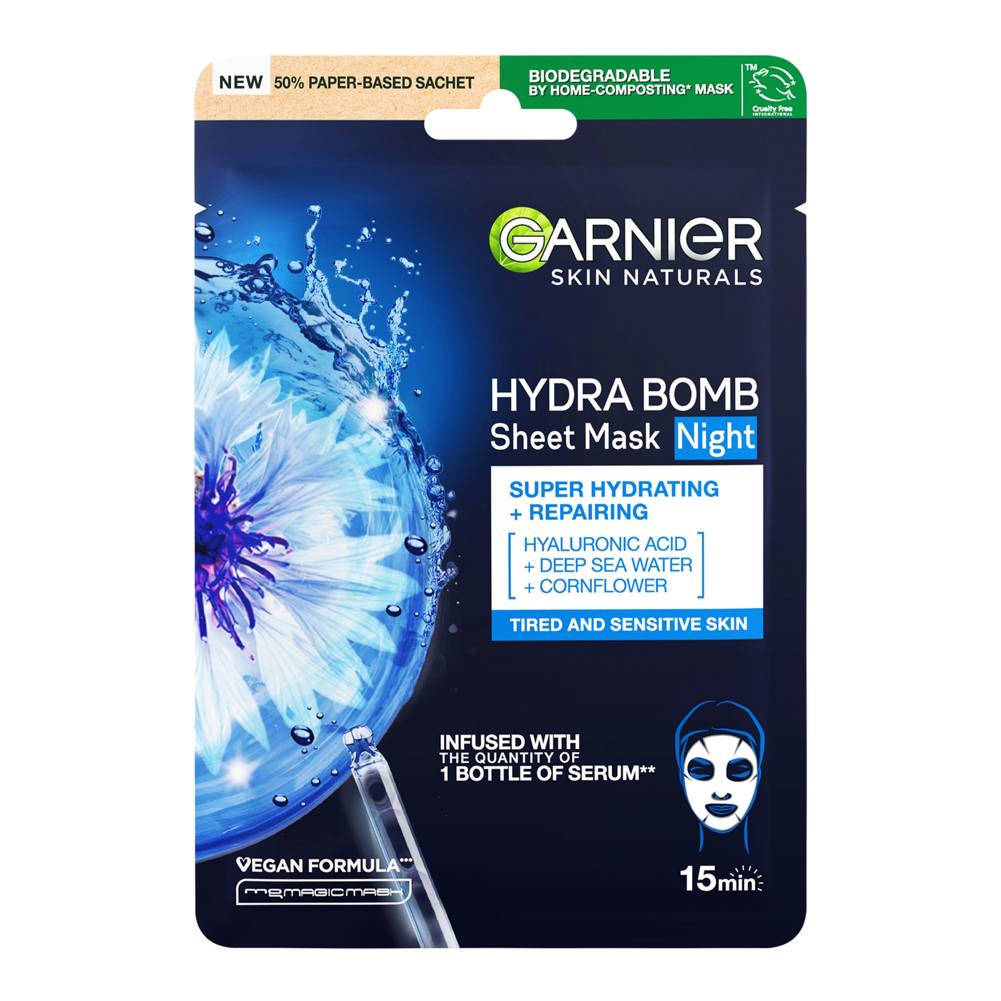 Hydra Bomb Sheet Mask Night