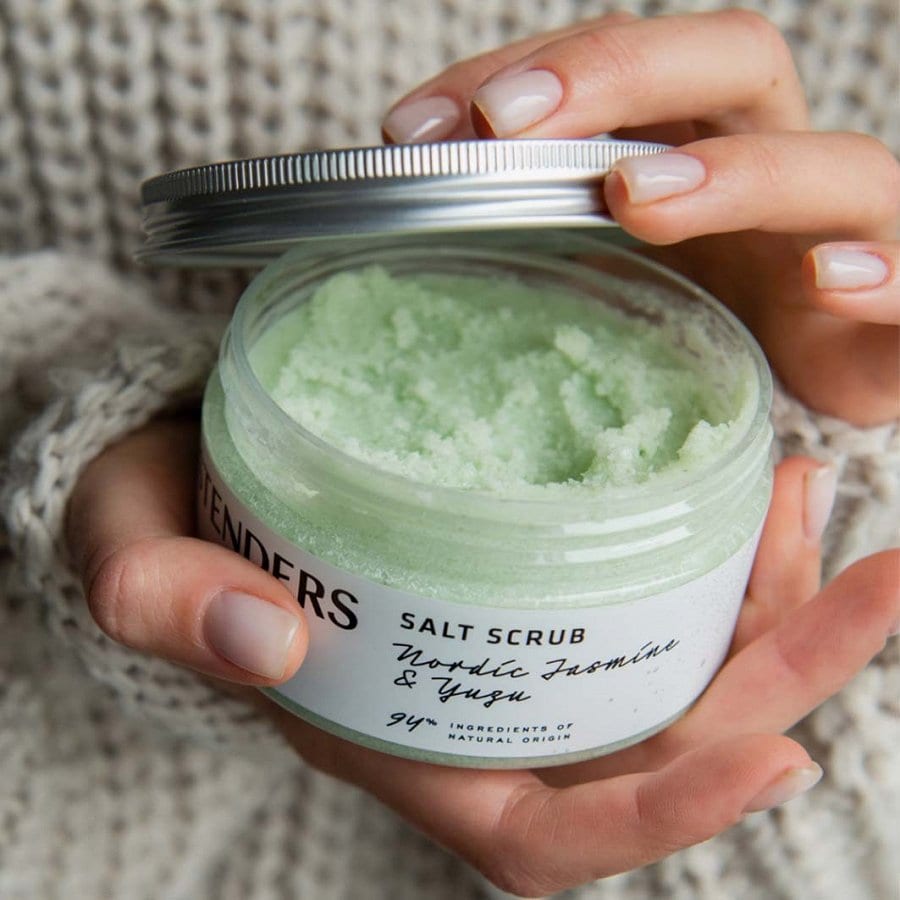 Salt Scrub With AHA Nordic Jasmine & Yuzu