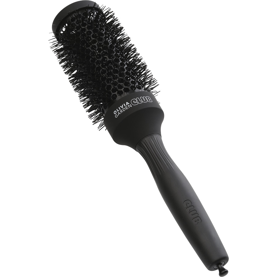 THE GLOW - Blowout Ceramic Round Brush Black ​M