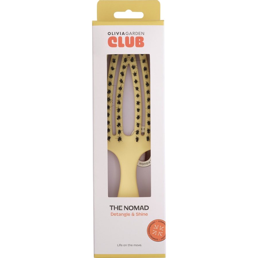 THE NOMAD - Detangling & Shine Fingerbrush​ Yellow