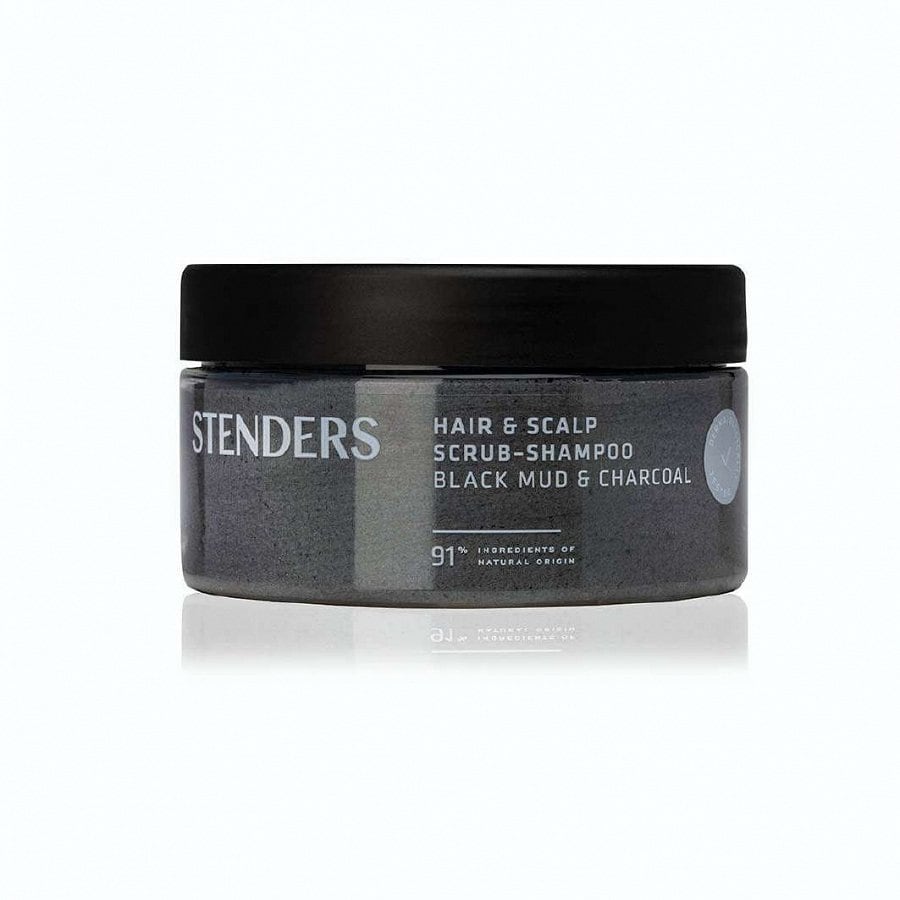 Hair & Scalp Scrub Shampoo Black Mud & Charcoal