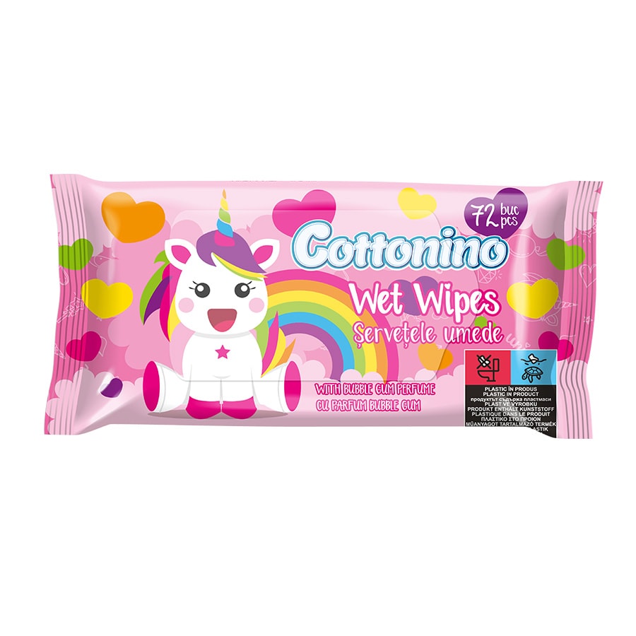 Wet Wipes Pink Unicorn 72
