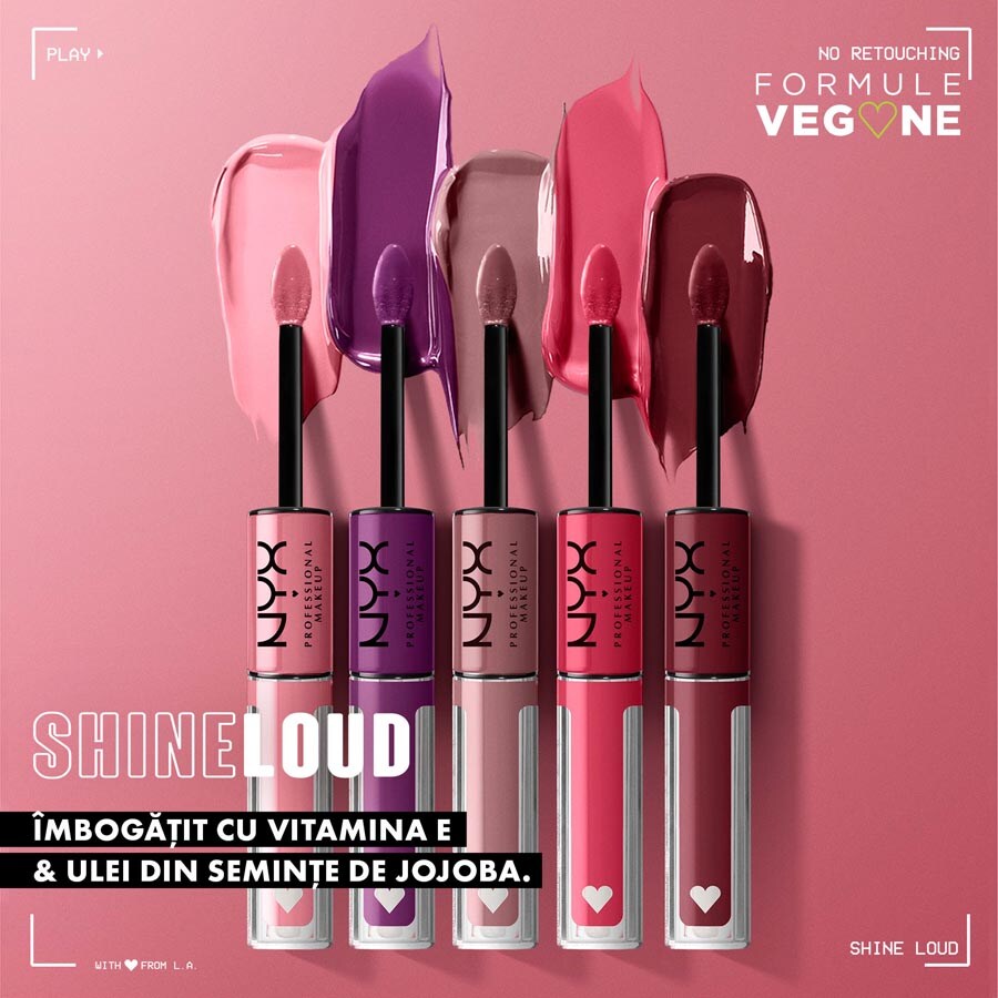 Shine Loud High Shine Lip Color