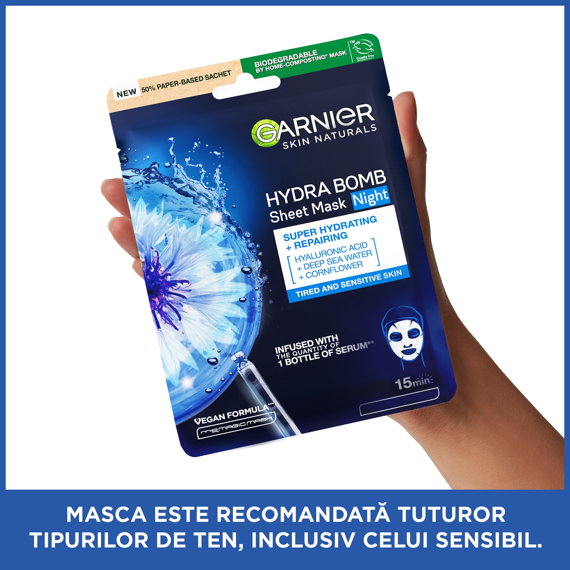 Hydra Bomb Sheet Mask Night