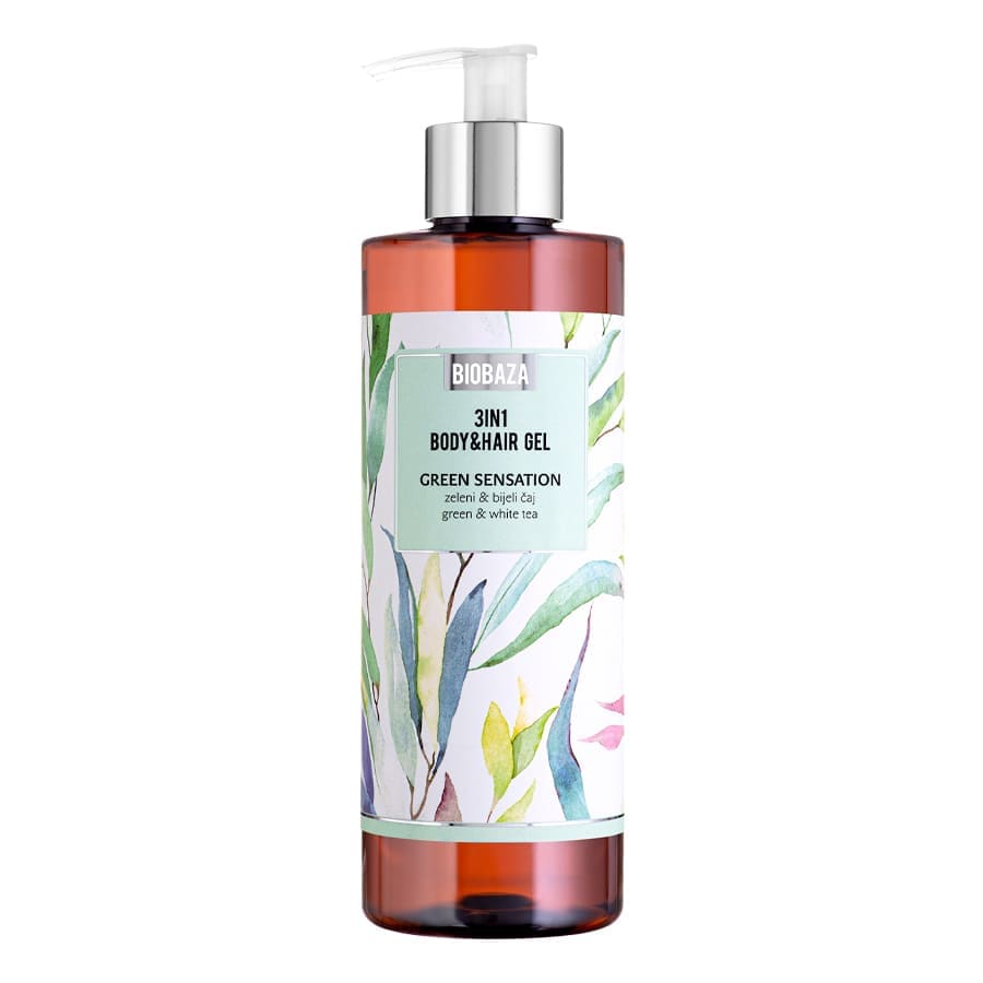 Biobaza Green Sensation Body&Hair  Gel Dus 400 g