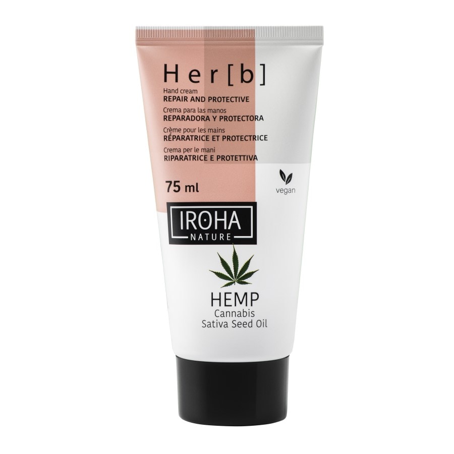 Iroha Hand Cream-Cannabis Seed Oil  Crema Maini 75 ml