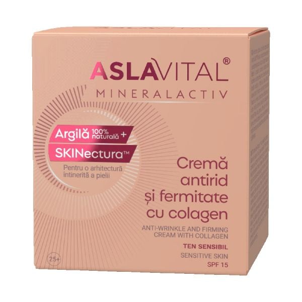 Aslavital Crema Antirid Si Fermitate Cu Colagen  Crema Fata 50 ml