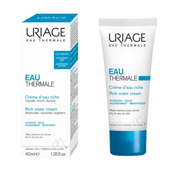 Uriage Eau Thermale Moisturizing Rich Water Cream  Crema Fata 40 ml