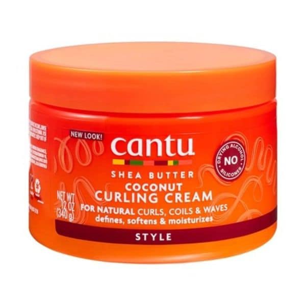 Cantu Shea Butter For Natural Hair Coconut Curling Cream  Crema Par 340 g