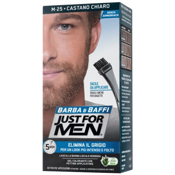 Just for Men Beard And Moustache Paint Castano Chiaro M- Vopsea Barba 69 ml