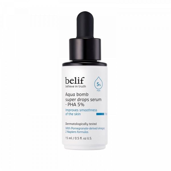belif Aqua Bomb Super Drops Serum - PHA 5%  Ser 15 ml