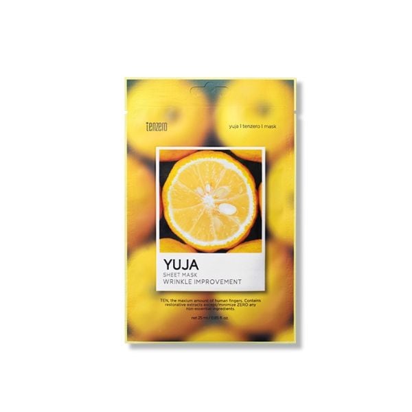 Tenzero Yuja Sheet Mask  Masca Fata 25 ml
