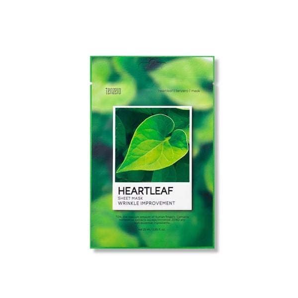 Tenzero Heartleaf Sheet Mask  Masca Fata 25 ml