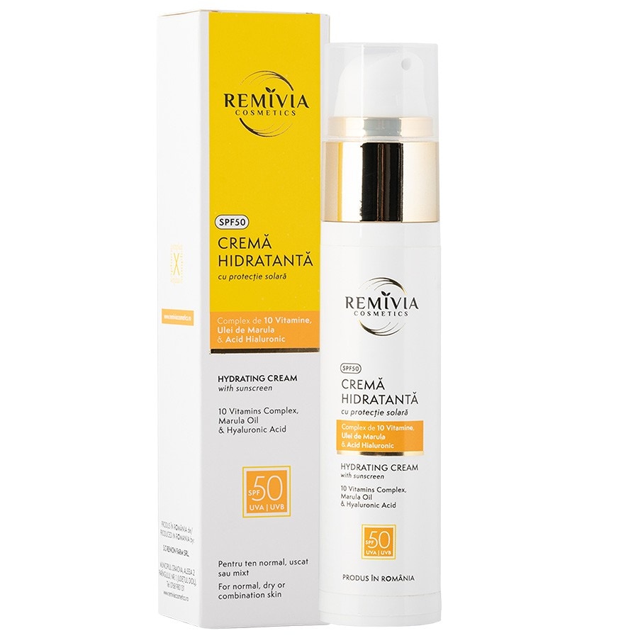 Remivia Cosmetics Hydrating Cream With Sunscreen SPF 50  Crema Fata 50 ml