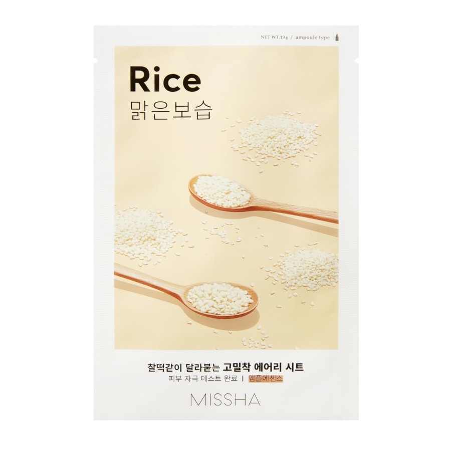Missha Airy Fit Sheet Mask Rice  Masca Fata 19 g