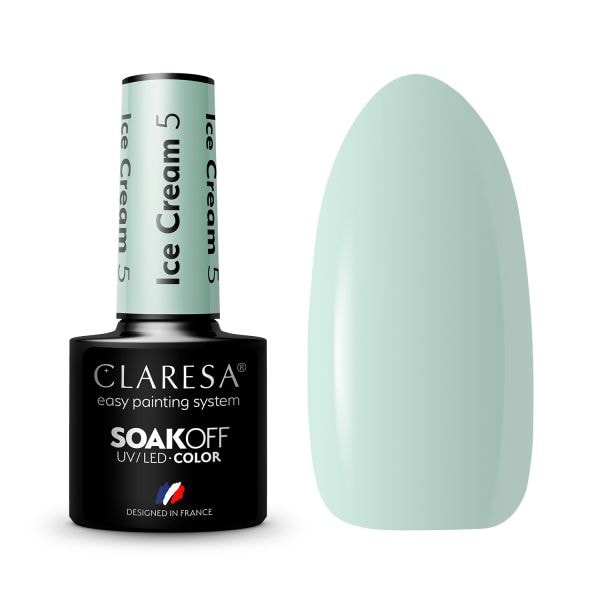 Claresa Soak Off UV/LED Color Ice Cream  Lac Unghii 5 g
